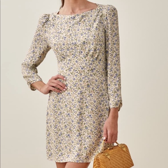 Reformation Tamra Mini dress in Pixie floral size 8 - Picture 1 of 6